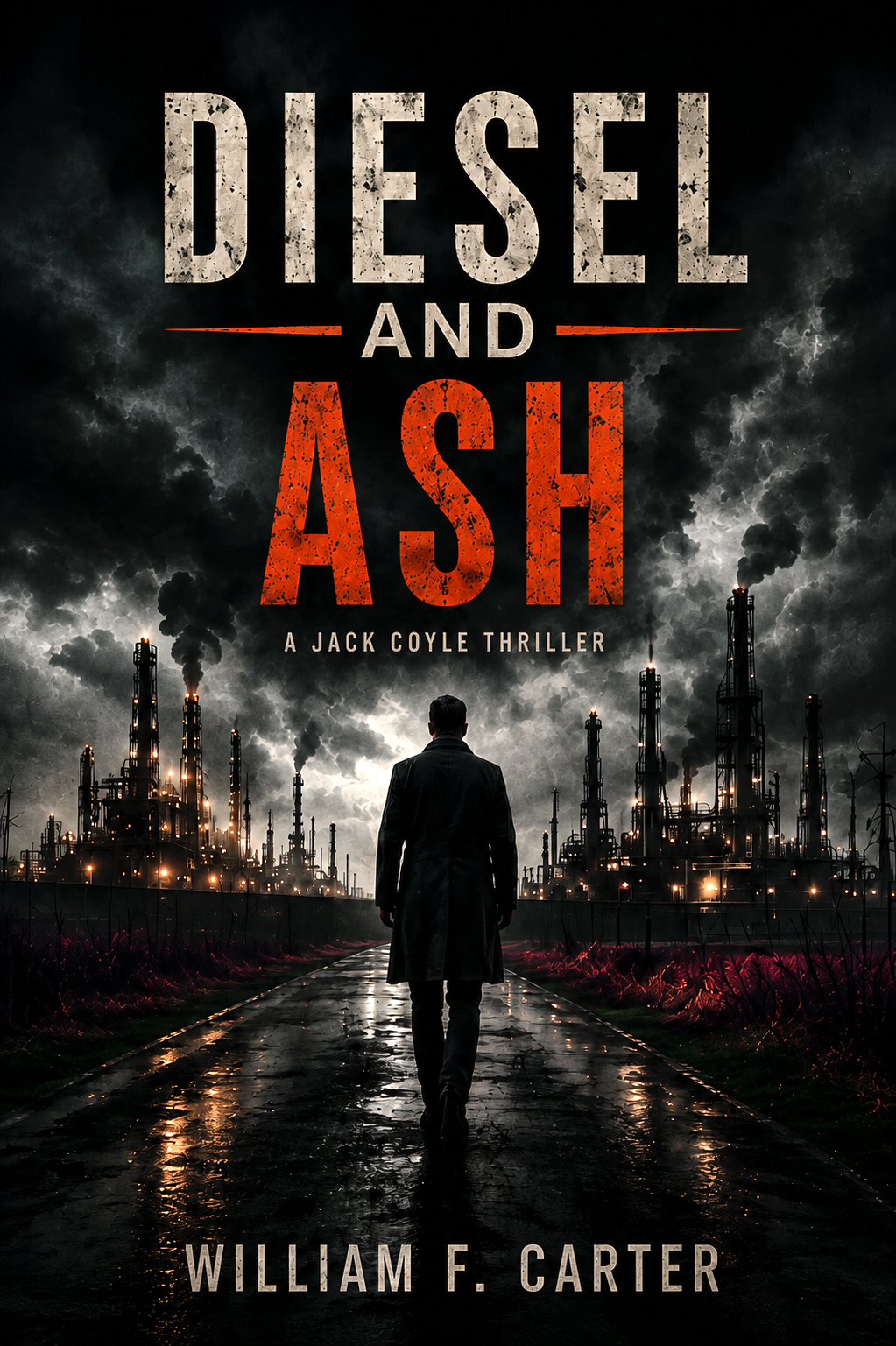 Diesel and Ash by William F. Carter, Book 2 of the Jack Coyle Thrillers